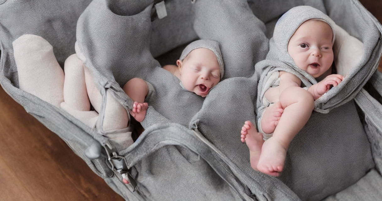 Bæresele til tvillinger: Hvordan du kan bære to børn på én gang